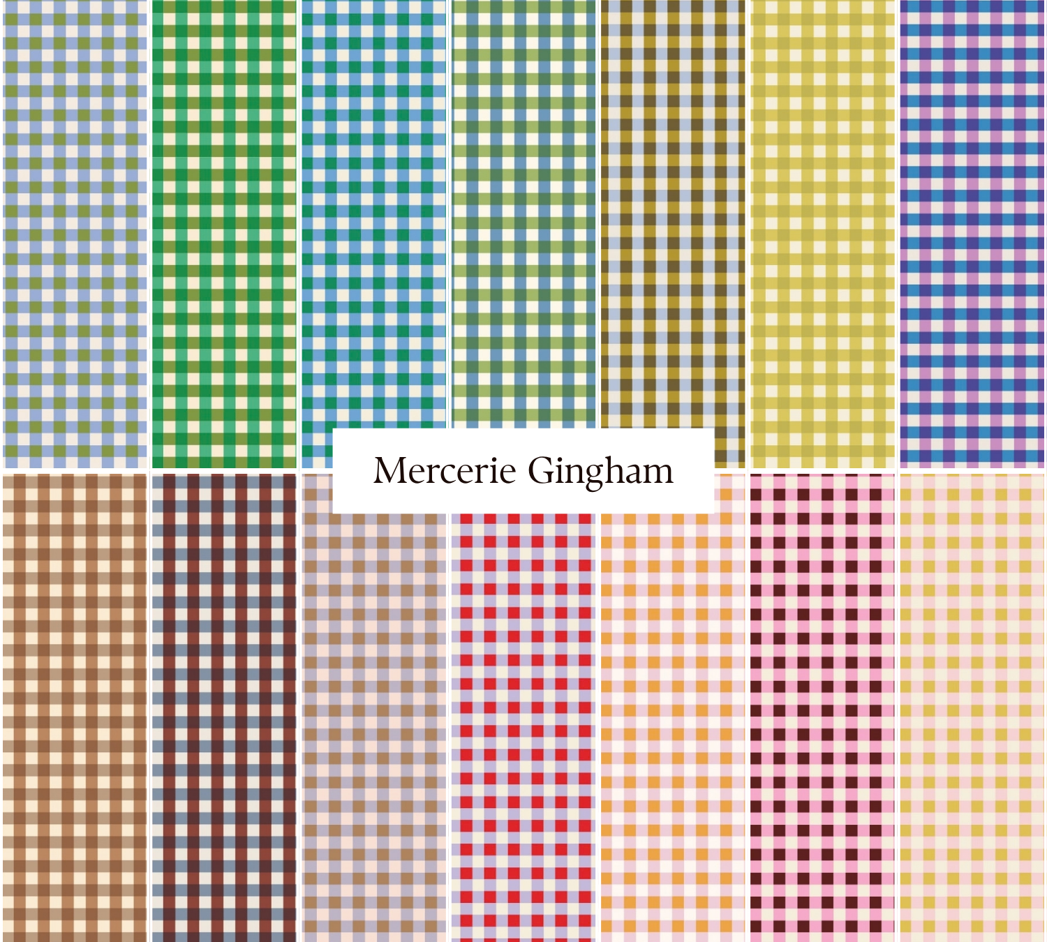 Mercerie Gingham Collection Bundle
